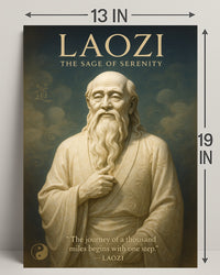 Laozi The Sage of Serenity Poster PosterGoat