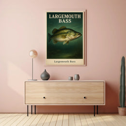 Largemouth Bass Poster PosterGoat