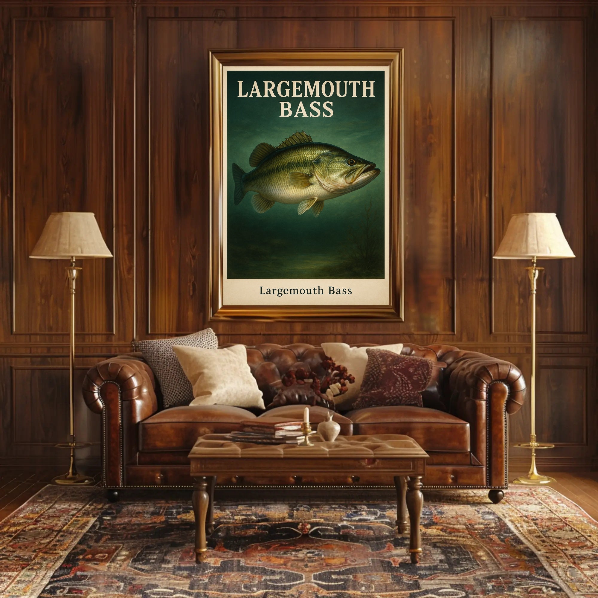 Largemouth Bass Poster PosterGoat
