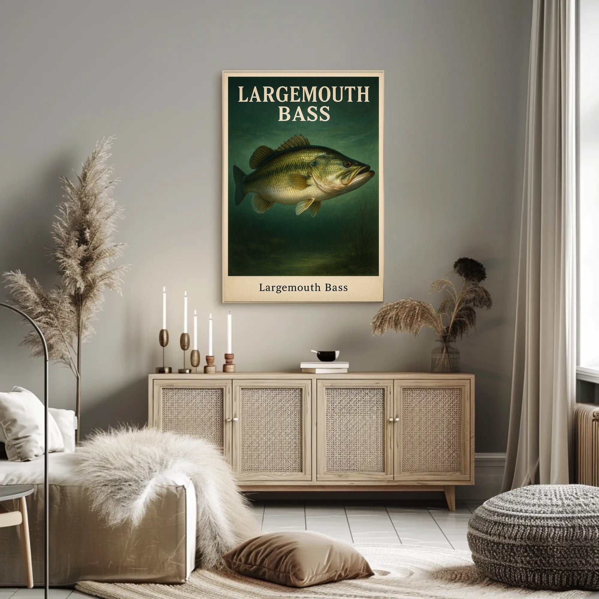 Largemouth Bass Poster PosterGoat