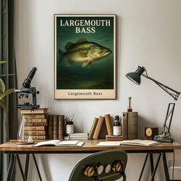 Largemouth Bass Poster PosterGoat