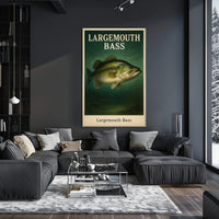 Largemouth Bass Poster PosterGoat
