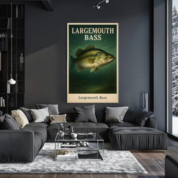 Largemouth Bass Poster PosterGoat