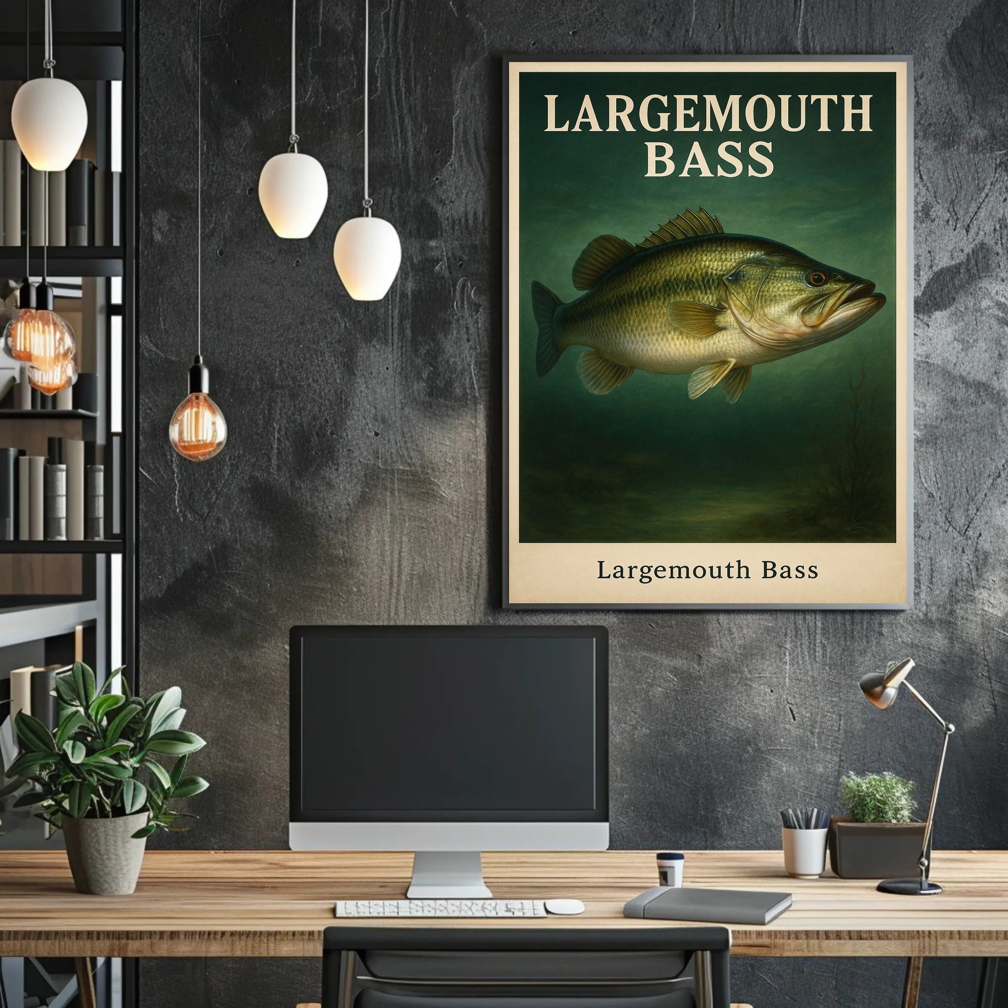 Largemouth Bass Poster PosterGoat