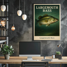 Largemouth Bass Poster PosterGoat
