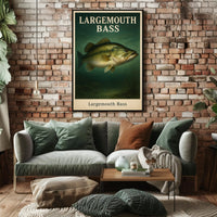Largemouth Bass Poster PosterGoat