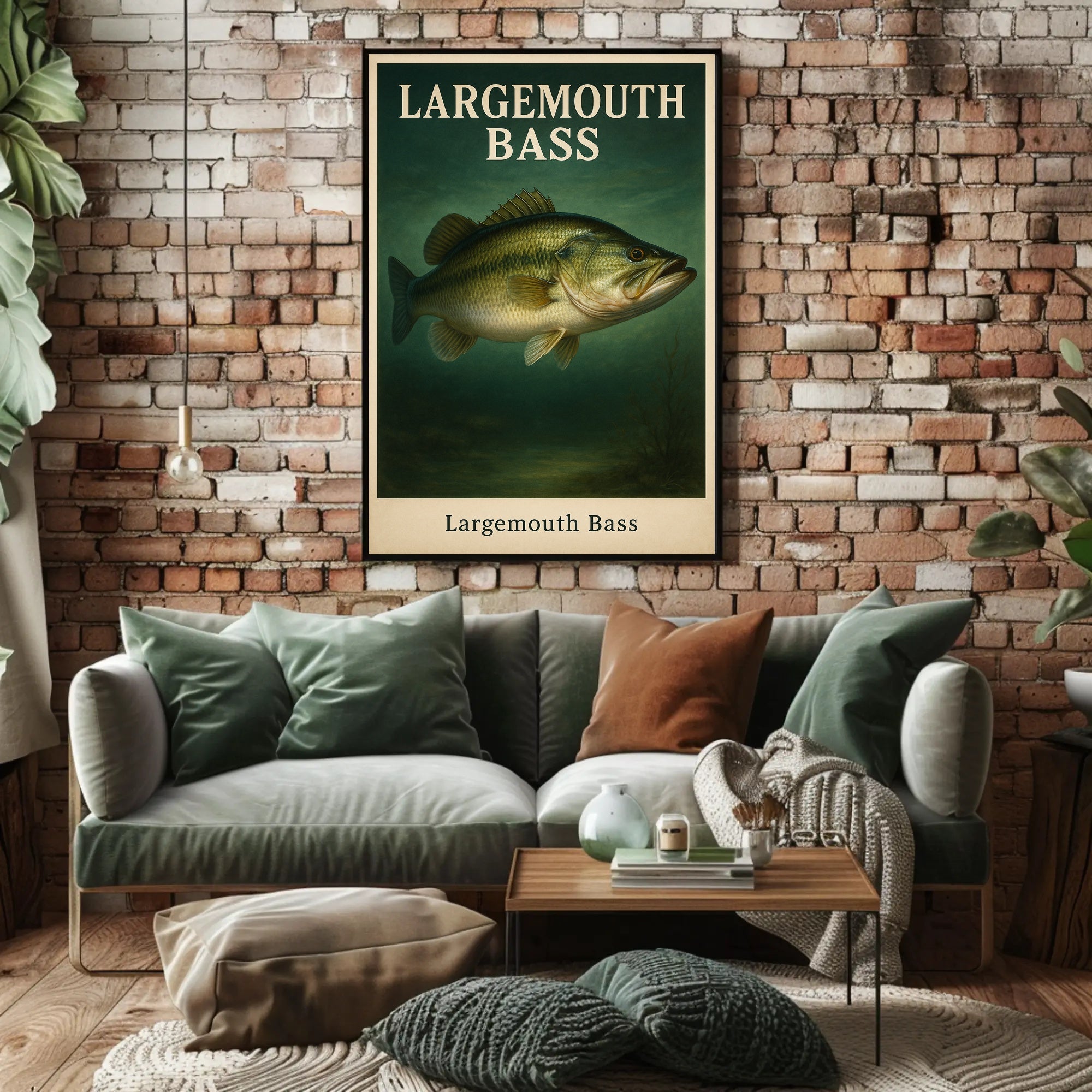 Largemouth Bass Poster PosterGoat