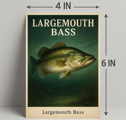 Largemouth Bass Poster PosterGoat