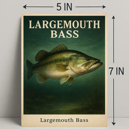 Largemouth Bass Poster PosterGoat