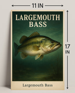 Largemouth Bass Poster PosterGoat