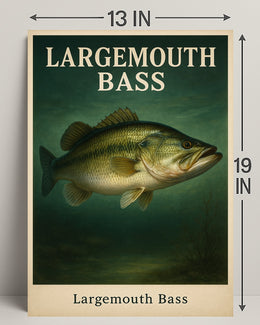Largemouth Bass Poster PosterGoat
