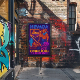 Las Vegas Neon Heritage Travel Poster PosterGoat
