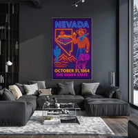 Las Vegas Neon Heritage Travel Poster PosterGoat