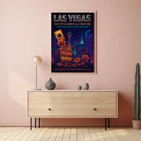 Las Vegas The City of Lights and Fortune Poster PosterGoat