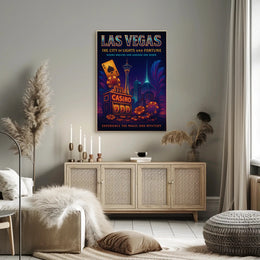 Las Vegas The City of Lights and Fortune Poster PosterGoat