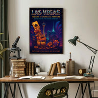 Las Vegas The City of Lights and Fortune Poster PosterGoat