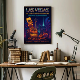 Las Vegas The City of Lights and Fortune Poster PosterGoat