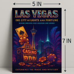 Las Vegas The City of Lights and Fortune Poster PosterGoat