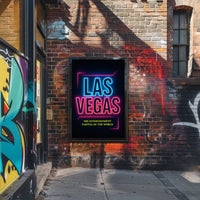 Las Vegas The Entertainment Capital Poster PosterGoat