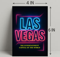 Las Vegas The Entertainment Capital Poster PosterGoat