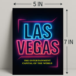 Las Vegas The Entertainment Capital Poster PosterGoat