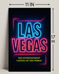 Las Vegas The Entertainment Capital Poster PosterGoat