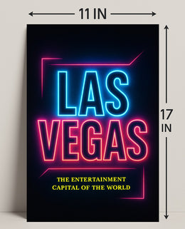 Las Vegas The Entertainment Capital Poster PosterGoat