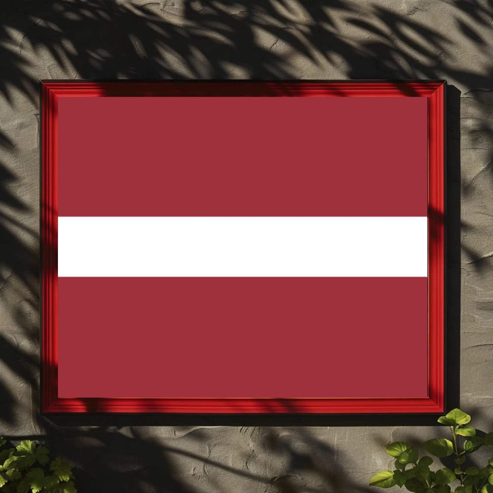 Latvian Flag Artwork - Country Flag Poster PosterGoat