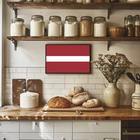 Latvian Flag Artwork - Country Flag Poster PosterGoat