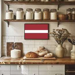 Latvian Flag Artwork - Country Flag Poster PosterGoat