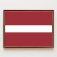 Latvian Flag Artwork - Country Flag Poster PosterGoat