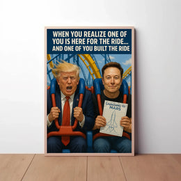 Launching to Mars Futuristic Sci-Fi Poster PosterGoat