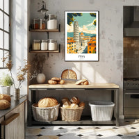 Leaning Tower of Pisa Travel Poster PosterGoat