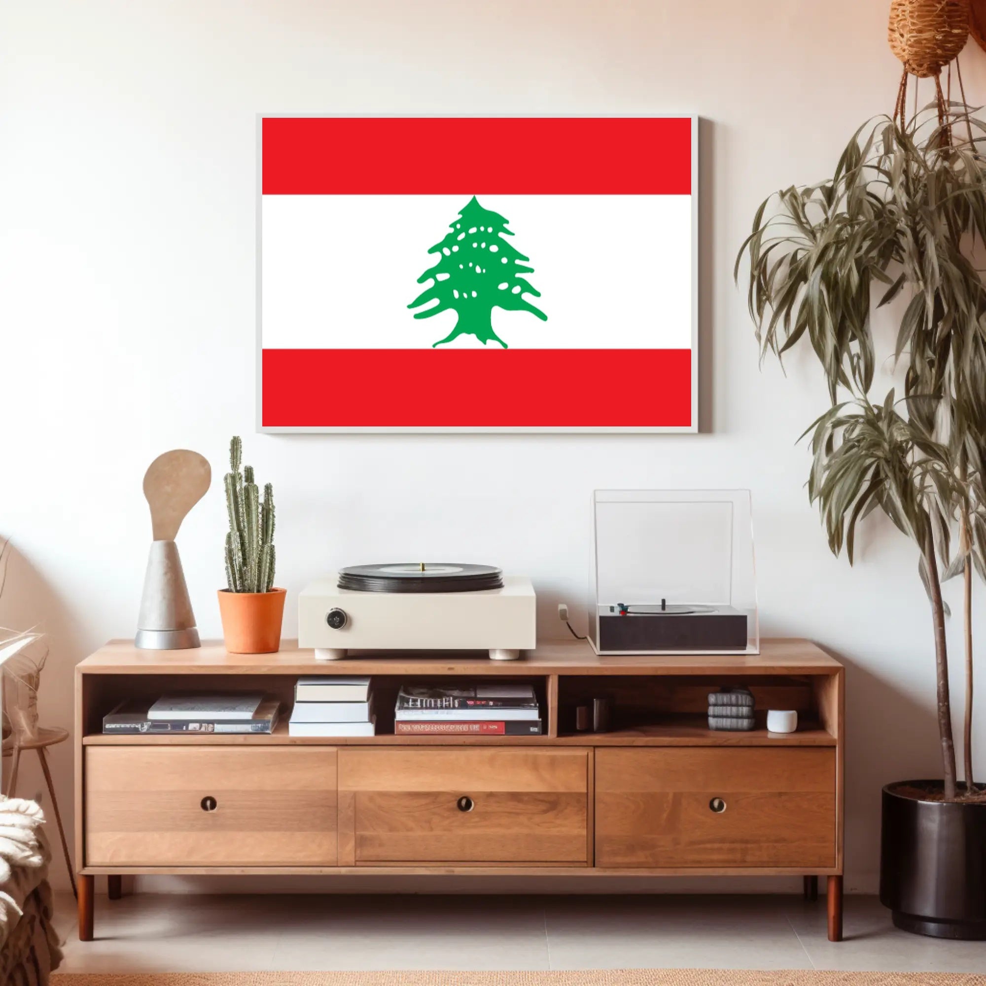 Lebanese Flag National Symbolism Country Flag Poster PosterGoat