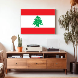 Lebanese Flag National Symbolism Country Flag Poster PosterGoat