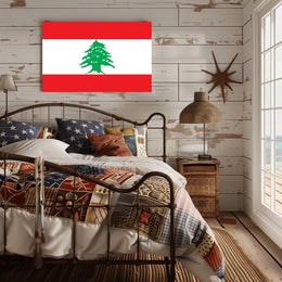 Lebanese Flag National Symbolism Country Flag Poster PosterGoat