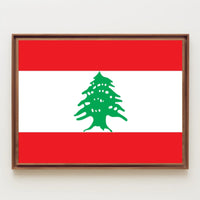 Lebanese Flag National Symbolism Country Flag Poster PosterGoat