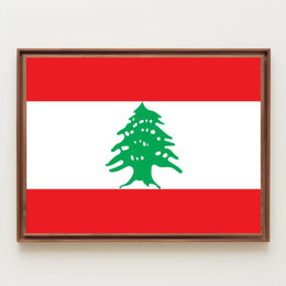 Lebanese Flag National Symbolism Country Flag Poster PosterGoat