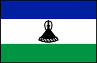 Lesotho Flag Cultural Pride Country Flag Poster PosterGoat