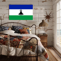 Lesotho Flag Cultural Pride Country Flag Poster PosterGoat