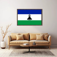 Lesotho Flag Cultural Pride Country Flag Poster PosterGoat