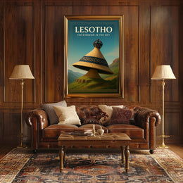 Lesotho The Kingdom in the Sky Poster PosterGoat