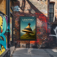 Lesotho The Kingdom in the Sky Poster PosterGoat