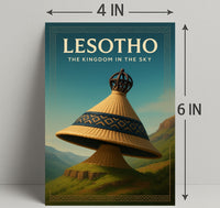 Lesotho The Kingdom in the Sky Poster PosterGoat