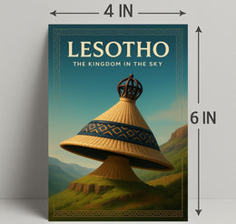 Lesotho The Kingdom in the Sky Poster PosterGoat