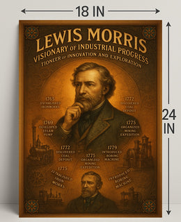 Lewis Morris Visionary of Industrial Progress Poster PosterGoat