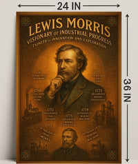 Lewis Morris Visionary of Industrial Progress Poster PosterGoat