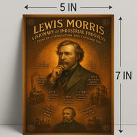 Lewis Morris Visionary of Industrial Progress Poster PosterGoat