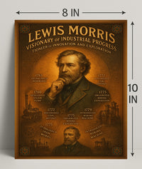Lewis Morris Visionary of Industrial Progress Poster PosterGoat