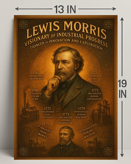 Lewis Morris Visionary of Industrial Progress Poster PosterGoat